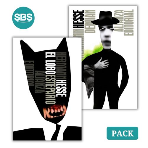 HERMAN HESSE PACK - EL LOBO ESTEPARIO + DEMIAN - 2 LIBROS