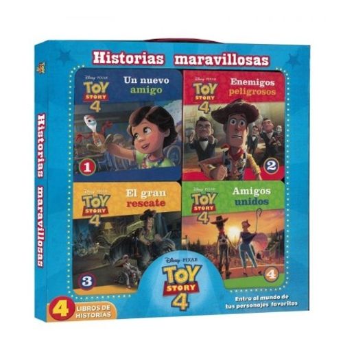 TOY STORY 4 - HISTORIAS MARAVILLOSAS (4 LIBROS) TOY STORY 4 - HISTORIAS MARAVILLOSAS (4 LIBROS)