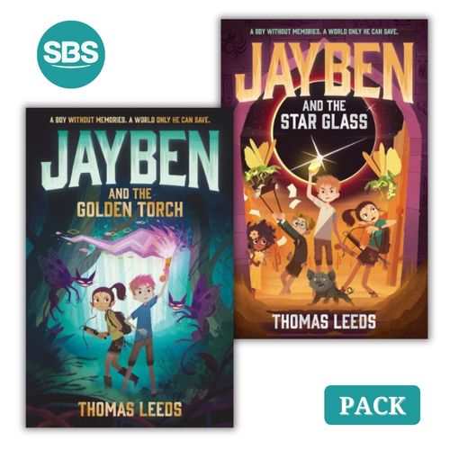 PACK JAYBEN - GOLDEN TORCH + STAR GLASS -EN INGLES- 2 LIBROS