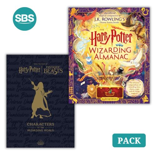 PACK WIZARDING ALMANAC + CHARACTERS WIZARDING WORLD - 2 LIBR
