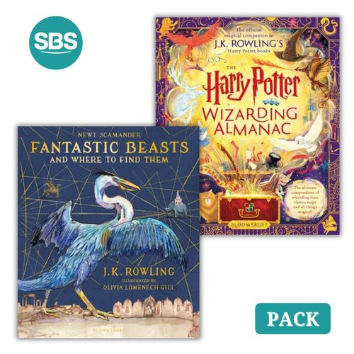 PACK FANTASTIC BEASTS + WIZARDING ALMANAC - 2 LIBROS