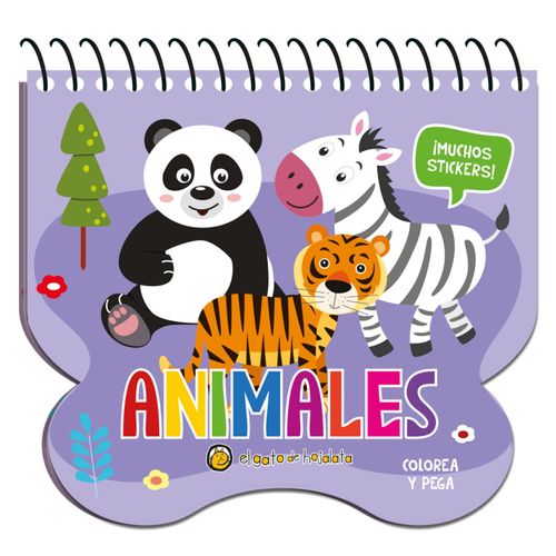 ANIMALES SALVAJES - CREA ARTE: COLOREA Y PEGA ANIMALES SALVAJES - CREA ARTE: COLOREA Y PEGA