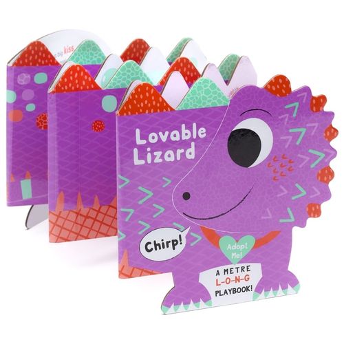 LOVABLE LIZZARD - A METRE LONG PLAYBOOK