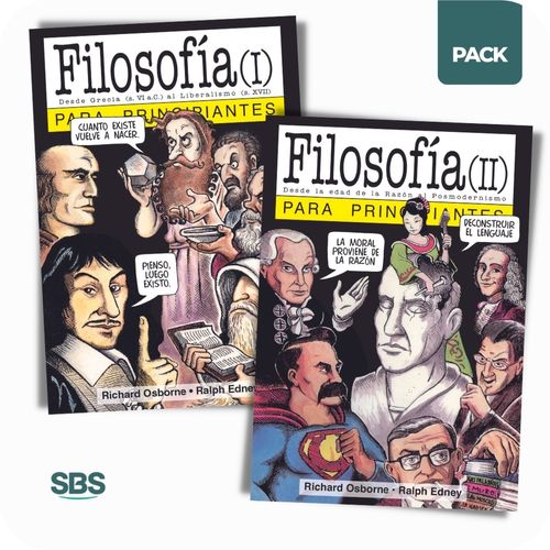 FILOSOFIA PARA PRINCIPIANTES I Y II - 2 LIBROS