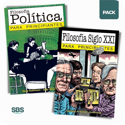 FILOSOFIA POLITICA + SIGLO XXI - PARA PRINCIPIANTES - 2 LIBR