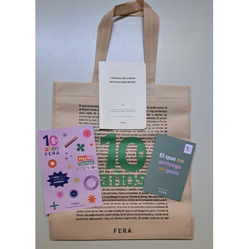 TOTE FERA + STICKERS + POSTAL + FANZINE