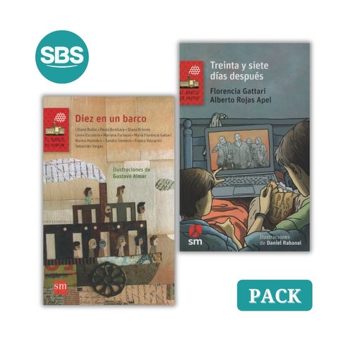 TREINTA Y SIETE DIAS DESPUES + DIEZ EN UN BARCO - 2 LIBROS