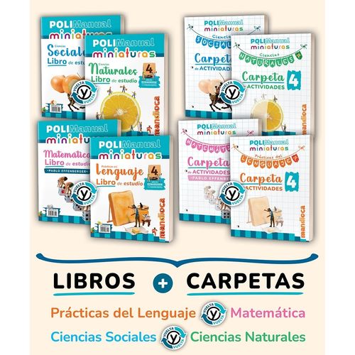 POLIMANUAL MINIATURAS 4 BONAERENSE - 4 TOMOS