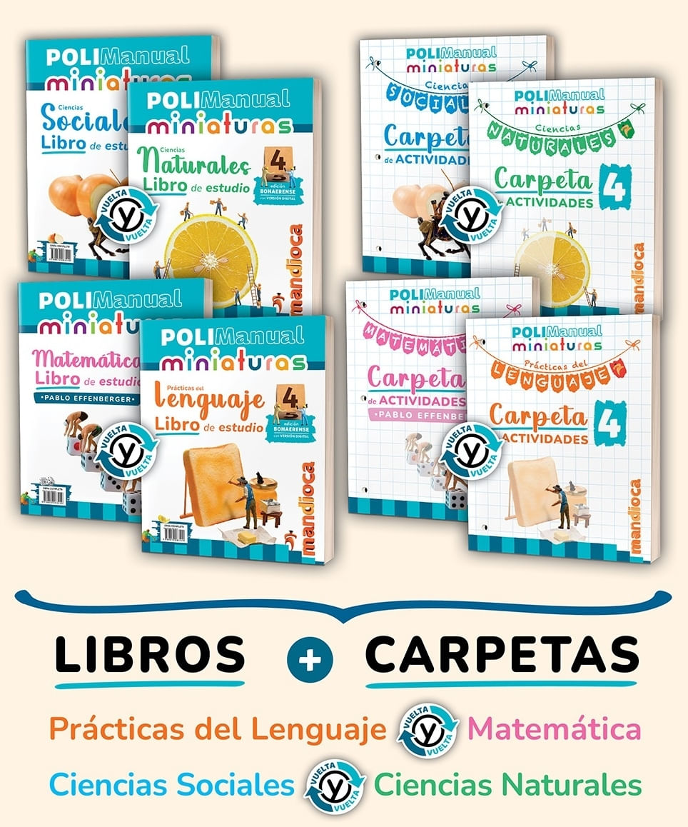 POLIMANUAL MINIATURAS 4 BONAERENSE - 4 TOMOS