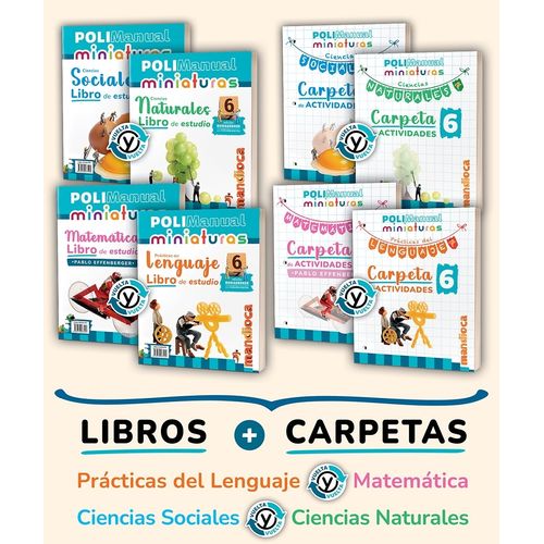 POLIMANUAL MINIATURAS 6 BONAERENSE - 4 TOMOS