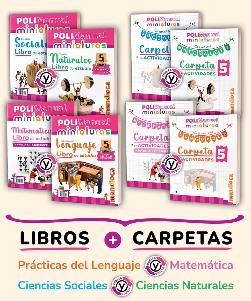 POLIMANUAL MINIATURAS 5 NACION - 4 TOMOS