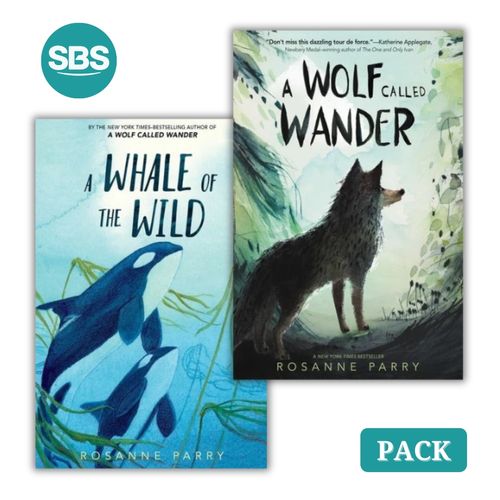 PACK A WOLF CALLED WANDER + WHALE OF THE WILD - 2 LIBROS