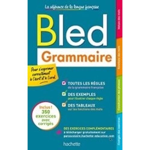 GRAMMAIRE - LE BLED - BERLION