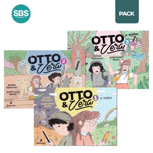 OTTO & VERA 1, 2 Y 3 - RAPOPORT / WOODS - 3 LIBROS