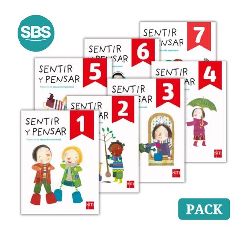 COLECCION SENTIR Y PENSAR - NIVEL 1 AL 7 - 7 LIBROS