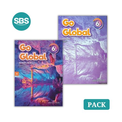 GO GLOBAL 6 - STUDENT'S BOOK + WORKBOOK - 2 LIBROS