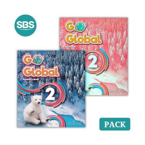 GO GLOBAL 2 - STUDENT'S BOOK + WORKBOOK - 2 LIBROS