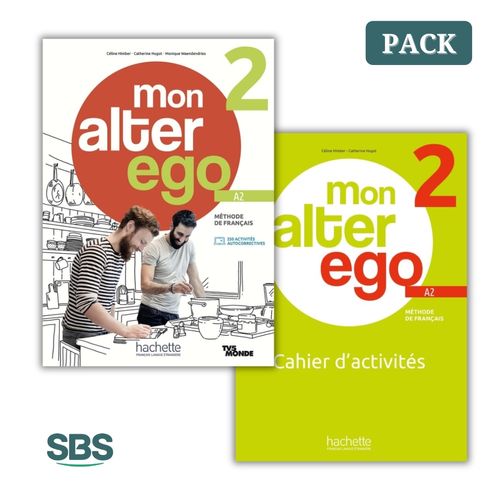 MON ALTER EGO 2 LIVRE + CAHIER - 2 LIBROS