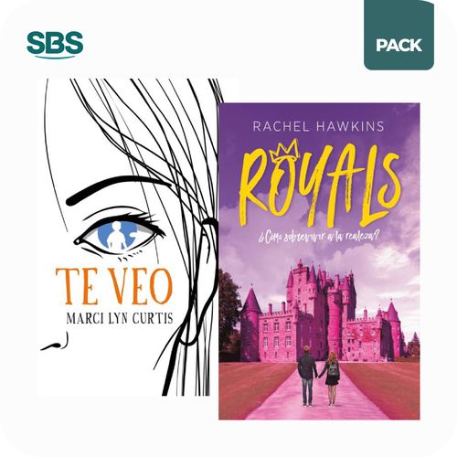 TE VEO + ROYALS ¿COMO SOBREVIVIR A LA REALEZA? - 2 LIBROS -