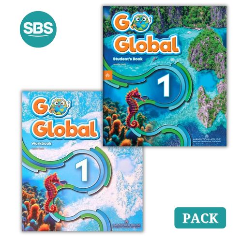 GO GLOBAL 1 - STUDENT'S BOOK + WORKBOOK - 2 LIBROS