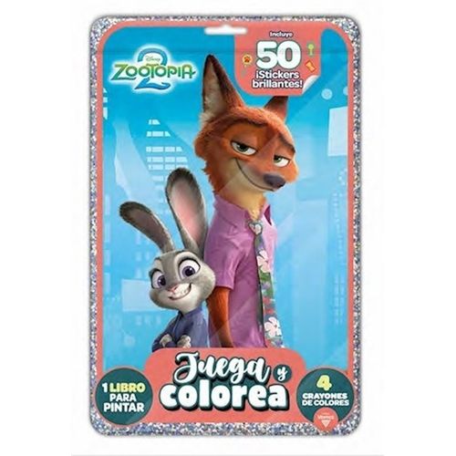 FLOW PACK JUEGA Y COLOREA - ZOOTOPIA 2