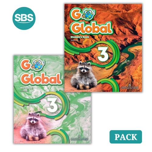 GO GLOBAL 3 - STUDENT'S BOOK + WORKBOOK - 2 LIBROS