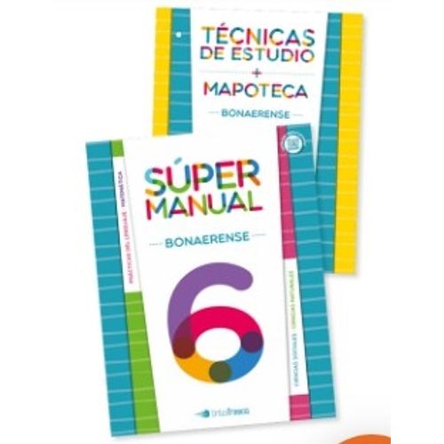 SUPER MANUAL BONAERENSE 6 - MANUAL + TECNICAS DE ESTUDIO