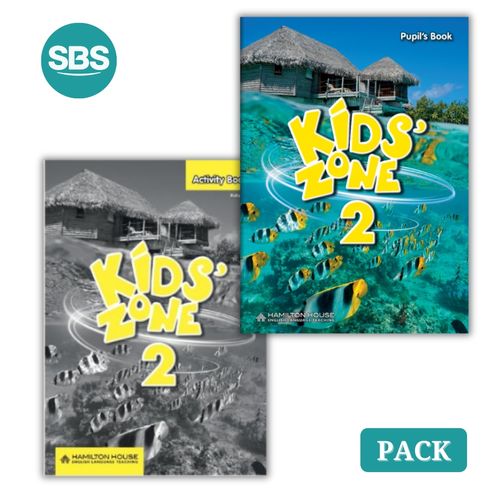 KIDS' ZONE 2 - STUDENT'S BOOK + WORKBOOK - 2 LIBROS