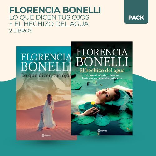 LO QUE DICEN TUS OJOS + EL HECHIZO DEL AGUA - 2 LIBROS - BON