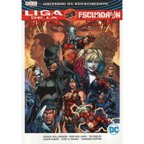 LIGA DE LA JUSTICIA CONTRA ESCUADRON SUICIDA - DC COMICS