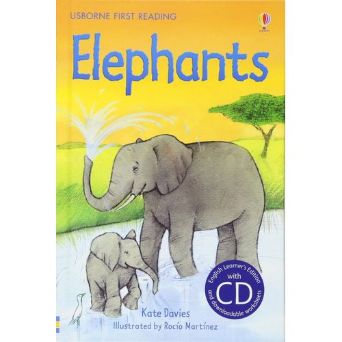 ELEPHANTS - USBORNE FIRST READING GREEN