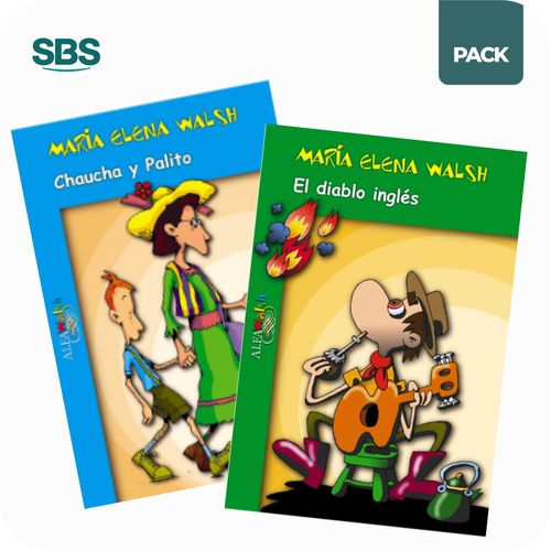 CHAUCHA Y PALITO + DIABLO INGLES - WALSH - 2 LIBROS