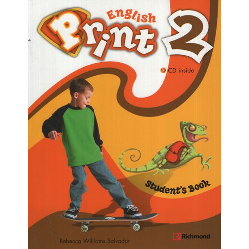 ENGLISH PRINT 2 - STUDENT'S BOOK + SONG CD + CUT OUT