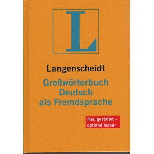 LANGENSCHEIDT GROSSWORTERBUCH DEUTSCH ALS FRIEMDSPRACHE + CD
