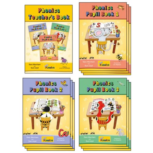 JOLLY PHONICS 1-2-3 - CLASS SET (COLOUR IN PRECURSIVE EDITIO