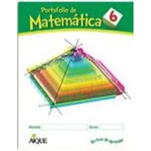 PORTAFOLIO DE MATEMATICA 6 SERIE EN TREN DE APRENDER