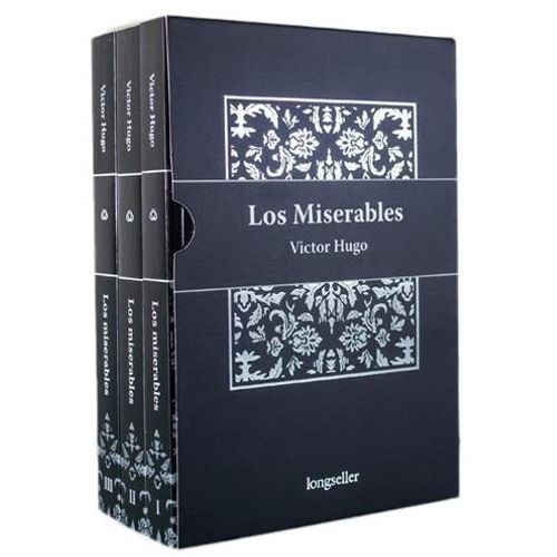 LOS MISERABLES - 3 TOMOS EN ESTUCHE - VICTOR HUGO