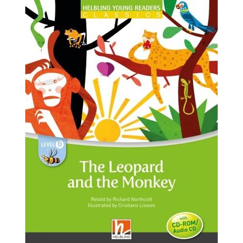 THE LEOPARD AND THE MONKEY + AUDIO CD - HELBLING YOUNG READE