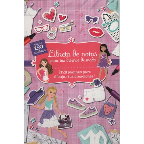 LIBRO DE NOTAS PARA TUS DISEÑOS DE MODA