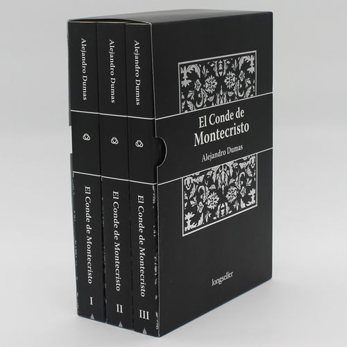 EL CONDE DE MONTECRISTO - TRES TOMOS EN ESTUCHE - DUMAS ALEJ