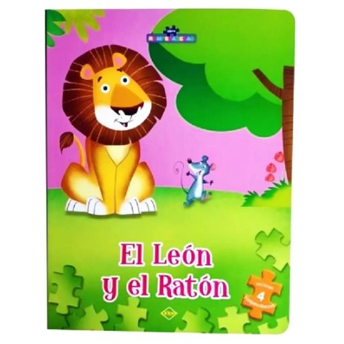 EL LEON Y EL RATON - LIBRO ROMPECABEZAS EL LEON Y EL RATON - LIBRO ROMPECABEZAS