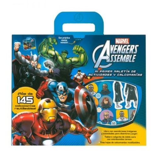 AVENGERS - MALETIN DE ACTIVIDADES Y CALCOMANIAA