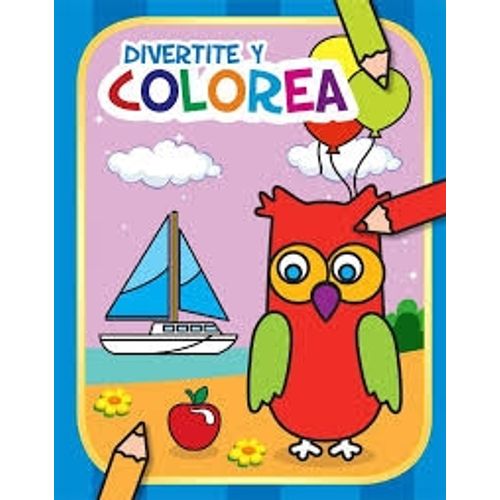 AZUL - DIVIERTETE Y COLOREA 4 AZUL - DIVIERTETE Y COLOREA 4