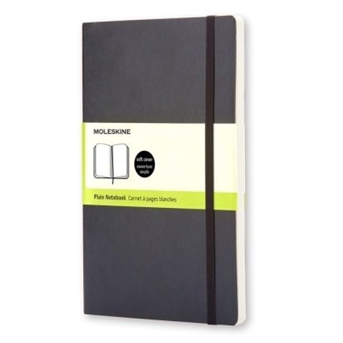 CUADERNO MOLESKINE CLASSIC LARGE SOFT - NEGRO PLAIN