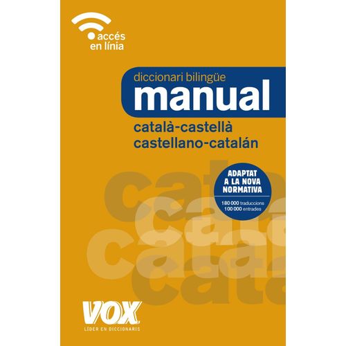 VOX DICCIONARIO MANUAL CATALA/CASTELLA - CASTELLANO/CATALAN