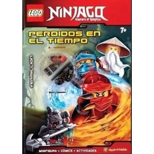 LIBRO PERDIDOS EN EL TIEMPO LEGO NINJAGO - MASTERS OF SPINJI