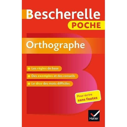 BESCHERELLE POCHE ORTHOGRAPHE