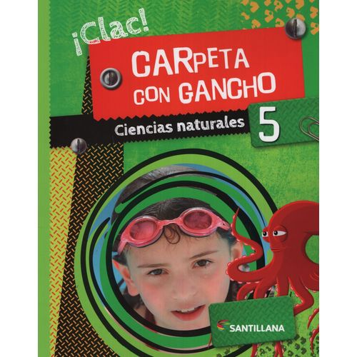 CARPETA CON GANCHO 5 - CIENCIAS NATURALES NACION CLAC SANTIL