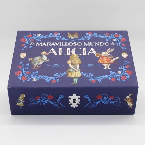 CAJA EL MARAVILLOSO MUNDO DE ALICIA (2 LIBROS + LIBRETA + PO