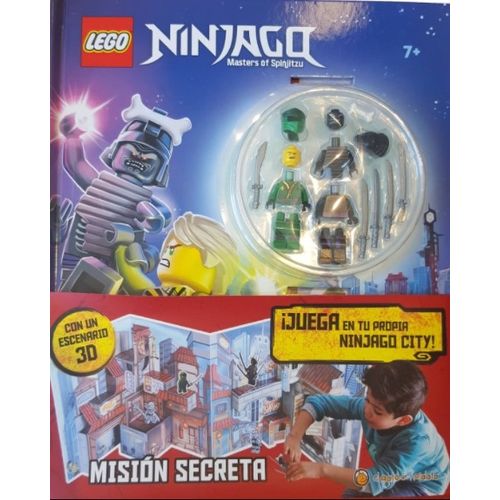MISION SECRETA - LEGO NINJAGO CON ESCENARIO 3D MISION SECRETA - LEGO NINJAGO CON ESCENARIO 3D